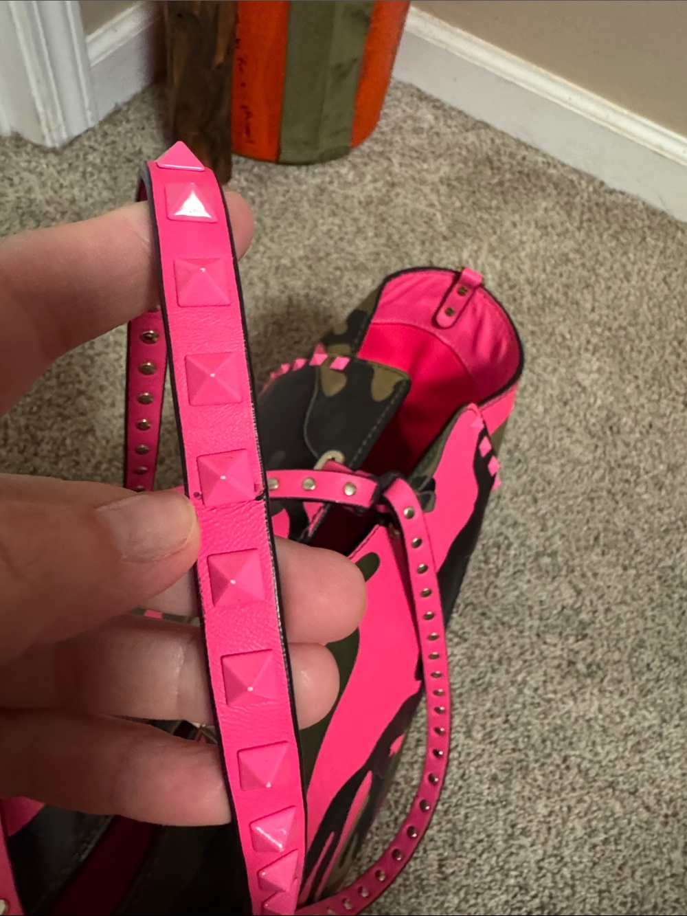 READ—Valentino Pink Camo Bag - Picture 14 of 14